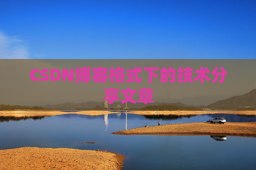 CSDN博客格式下的技术分享文章